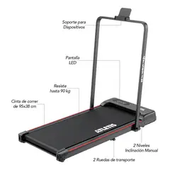 GENERICO - Caminadora Eectrica Plegable Hogar Oficina Trotadora Manual