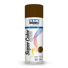 TEKBOND - Pintura Spray Acrílica Super Color Café 350 ml Uso General