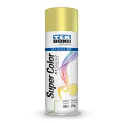 TEKBOND - Pintura Spray Acrílica Super Color Dorado Metálico 350 ml Uso General