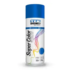 TEKBOND - Pintura Spray Acrílica Super Color Azul Metálico 350 ml Uso General