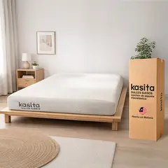 GENERICO - Colchon 2 Plazas Espuma 150x190x18 Kasita Dulces Sueños