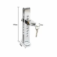 GENERICO - Traba Pedal + Candado + Llaves Seguridad Auto Anti Robo