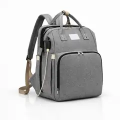 MOVI - Mochila Pañalera Para Niño Multifuncional 3 En 1 (Con cuna y mudador) - Salidas Cómodas Y Seguras