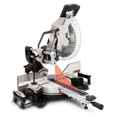 SCHEPPACH - Sierra Ingletadora Telescópica Dual 12" 2000W Láser Black Edition