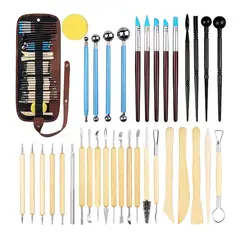 GENERICO - Herramientas De Escultura De Cerámica De Arcilla 36 Piezas