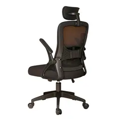 LUBABYCAS - Silla Escritorio Oficina Reposacabezas Reclinable W807 Negra