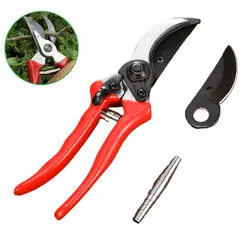 GENERICO - Tijeras De Jardinería Con Hojas De Acero Al Carbono De 20cm