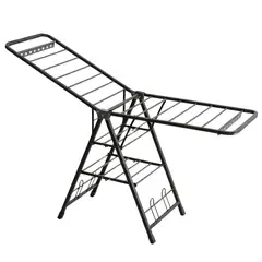 GENERICO - Tendedero Plegable de Acero Regulable para Ropa Color Gris