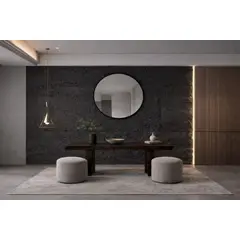 BYB - PANEL PIEDRA PU 11PZS NEGRO 120x60