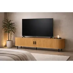 SPACE HOME - Rack TV Oslo 180 cm Estilo Nórdico para TV 75–80”