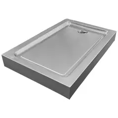 JOYTEK - Receptáculo para Ducha Rectangular Gris 120x80x14 cm