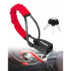 MOVI - Traba de Volante para Auto con Conector Cinturón Antirrobo Seguro