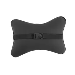 GENERICO - Reposa Cabeza Cojín Apoyo Cabeza Cuello Almohada De Auto Negro