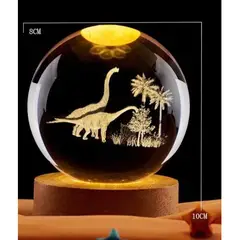 GENERICO - Esfera bola linda con luz 10 x 8cm