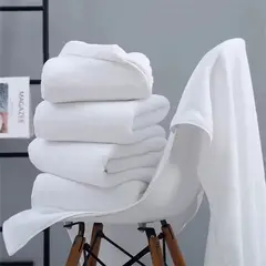 GENEVRA - Toalla Sábana 90x170 Cm Algodón Fibra Larga De 650 Gramos/m2 Color Blanco