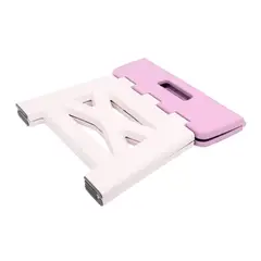 GENERICO - Piso Plegable Roble Banco Silla Taburete Mediano rosa