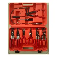 GENERICO - Kit De Alicate Y Pinza Abrazaderas De Manguera, 9 Piezas