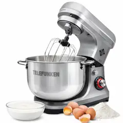 TELEFUNKEN - Batidora de Mesa Planetaria 2000W 10L Vintage