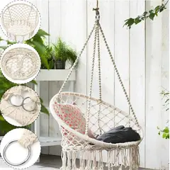 MOVI - Silla Hamaca Colgante Cómoda para Interior y Exterior