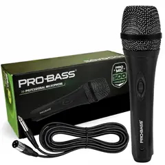 PROBASS - Micrófono Profesional Dinámico 3MT PRO-BASS Aux 63 mm