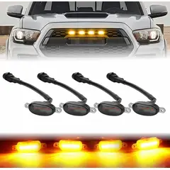 KINDA NICE - Luz Led Universal Para Parrilla Del Radiador De Autoilumina