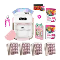 AMERICAN CRAFTS - Encuadernadora Cinch Cuadrada + 12 Planner Y Anillos Ka21