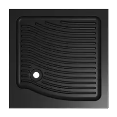 DOER - Receptáculo de Ducha 80x80cm Negro