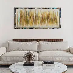 DEKAM DISEÑO - Cuadro Espejado Diseño Orlando Pintado 192x92 cms