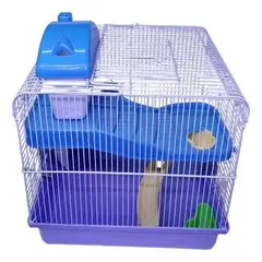 DG - Jaula 2 Pisos Castillo Hamster Raton Jerbo 4701