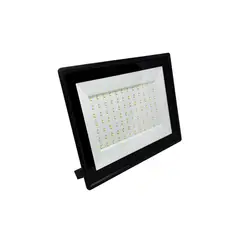 DRL - Foco Proyector Led Reflector 100w Ip65 Ik08 Luz Blanca Sec Negro Blanco Frío