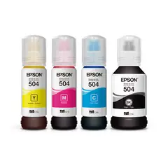EPSON - Pack De 4 Botellas De Tinta T504