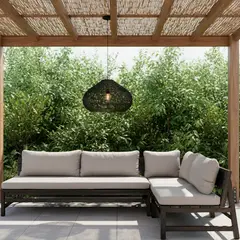 AMOBLE - Sofa Modular Atilio Oscuro Corto Ch 2025 Amoblé