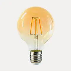 MEGABRIGHT - Ampolleta LED G95 Yellow Glass E27 6W VINTAGE