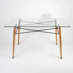 CORI CORI - Mesa Crox de Vidrio Rectangular 120x80cm