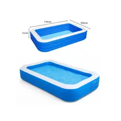 GENERICO - Piscina Para Niños Piscina Plastica Inflable Verano 130x100 Azul