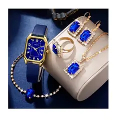 GENERICO - Set reloj y accesorios para mujer el reloj viene en la caja los accesorios vienen en la bolsa