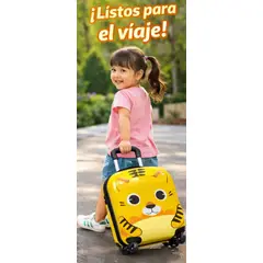 GENERICO - Maleta Infantil de Cabina Diseño Gatito