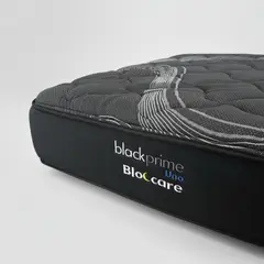 BLOCCARE - Cama Baul 1 Plaza L200 cm + Colchon Black Prime - Modelo Uno / Rueda Pyton (Beige)