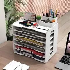 YOMYM - Organizador de Escritorio Multifuncional Portalápices gratis 7 Niveles