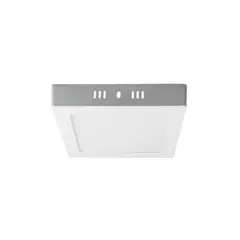 DRL - Panel Led Foco Plafón Sobrepuesto Cuadrado 12w Luz Cálida Blanco