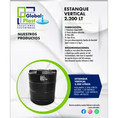 GENERICO - Estanque de agua potable 2200L