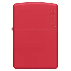 ZIPPO - Encendedor Classic Red Matte Logo ZP233ZL