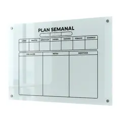 DELL ORTO - Planner de cristal 6mm 80x100 cm fosco empavonado