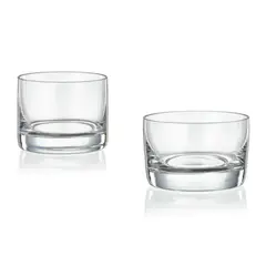 BOHEMIA CRYSTAL - CRYSTALEX SET 4 VASOS NEAT WHISKY