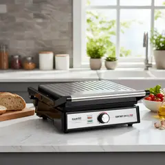 SINDELEN - Parrilla Eléctrica Plancha Panini Grill Pe-5500in