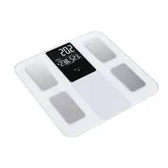 ELECTRON - Balanza Pesa Digital Inteligente App BT EM-03 Blanca180 kgs
