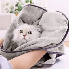 HOOPET - Toalla Guante Para Mascotas De Absorción Rápida