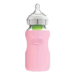 DR BROWN'S - Funda de Protección Mamadera De Vidrio Dr Brown´s 270ml Rosa