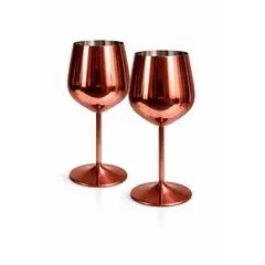 GENERICO - SET 2 COPAS ACERO ROSE