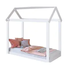 KIDSCOOL - Cama Casita Montessori Cariño Blanca